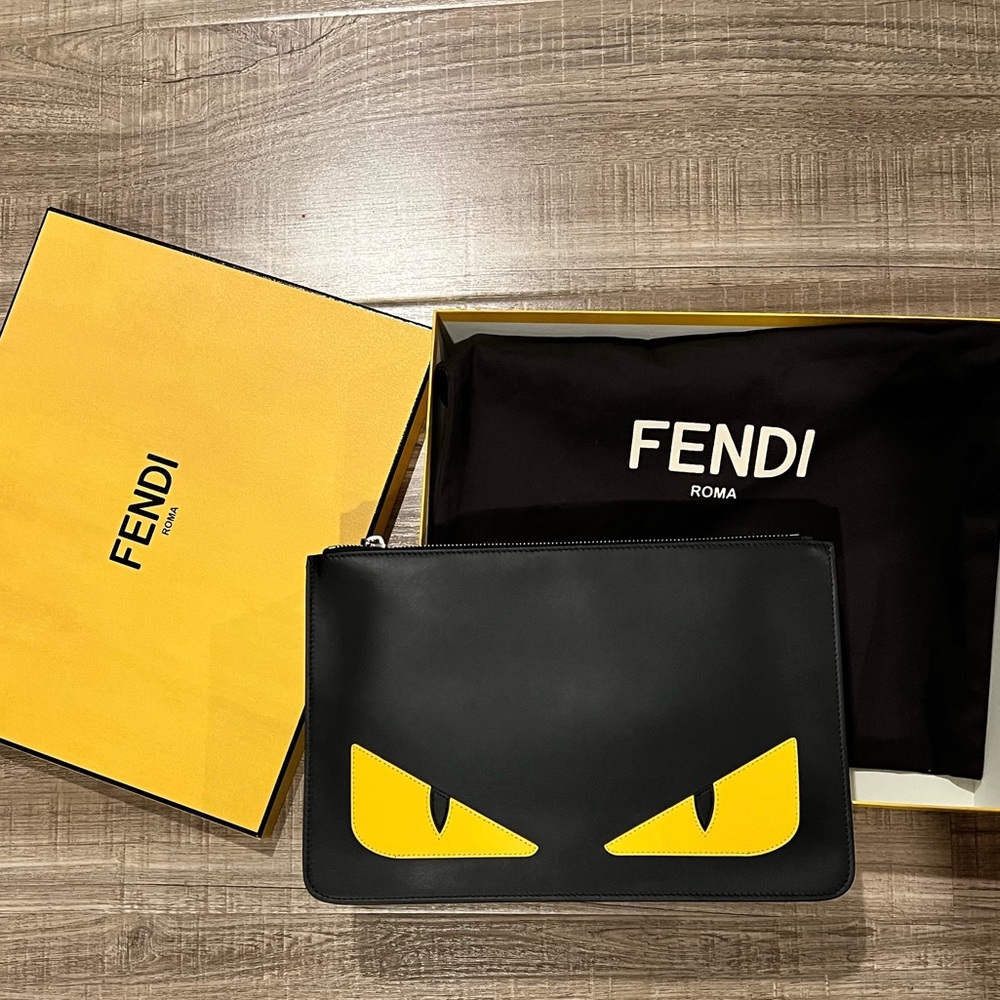 Fendi Bag Bugs Slim Pouch Authentic BRAND NEW